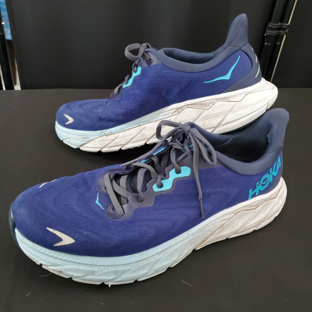 Hoka One One Arahi 6 Mens Sz 12.5 D Blue Coral Running Shoes Sneakers Athletic